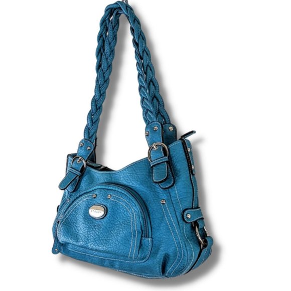 LARGE BLUE STRADA TRAVELERS PURSE - Picture 5 of 8